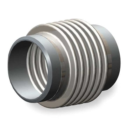 8" Dia x 8-1/2" L SS Metal Expansion Joint