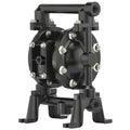 Double Diaphragm Pump, Aluminum, Air Operated, Santoprene, 12 GPM
