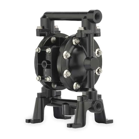 Double Diaphragm Pump, Aluminum, Air Operated, Viton, 12 GPM