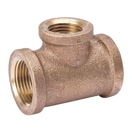 Reducing Tee Red Brass Reducing Tee, 1/2 in Female NPT X 1/2 in Female NPT