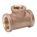 Reducing Tee Red Brass Reducing Tee, 1/2 in Female NPT X 1/2 in Female NPT