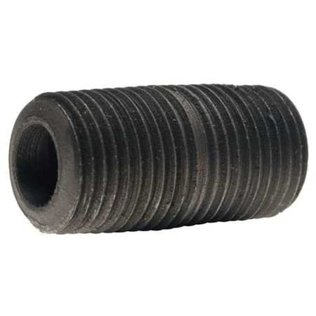 1/2" Close Black Pipe Nipple Sch 80
