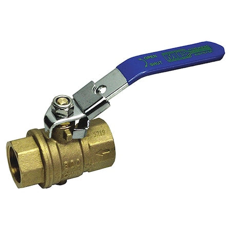 3/8" FNPT Brass Ball Valve Inline
