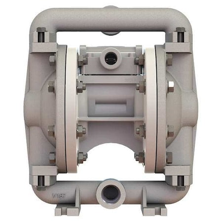 Double Diaphragm Pump, Aluminum, Air Operated, Buna N, 12 GPM