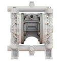 Double Diaphragm Pump, Polypropylene, Air Operated, Santoprene, 11 gpm GPM 275 Degrees F