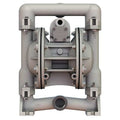 Double Diaphragm Pump, Aluminum, Air Operated, Buna N, 49 GPM