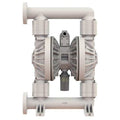 Double Diaphragm Pump, Polypropylene, Air Operated, Buna-N, 177 gpm GPM 190 Degrees F