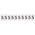 NumberLabel,Vinyl,1-1/2inH,1inW,PK10