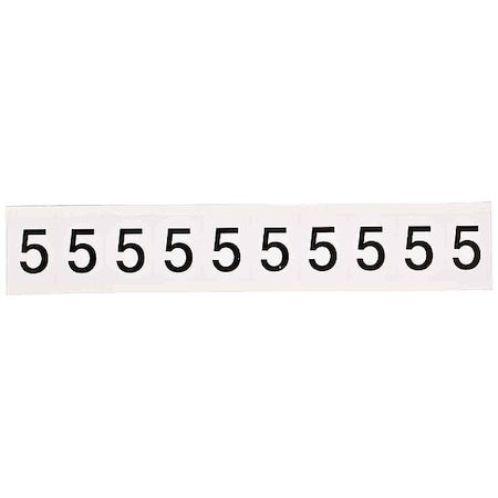 NumberLabel,Vinyl,1-1/2inH,1inW,PK10