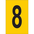 NumberLabel,1-1/2inH,1inW,PK25