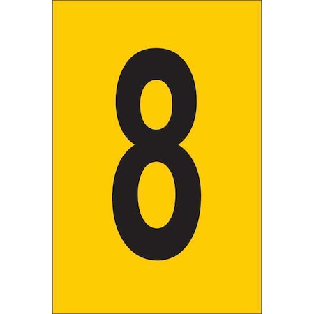 NumberLabel,1-1/2inH,1inW,PK25