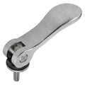 Cam Lever Size: 2 3/8-16X40, A=100, B=33, Polyamide Black, Comp: Steel