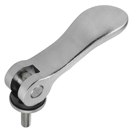 Cam Lever Size: 2 3/8-16X40, A=100, B=33, Polyamide Black, Comp: Steel