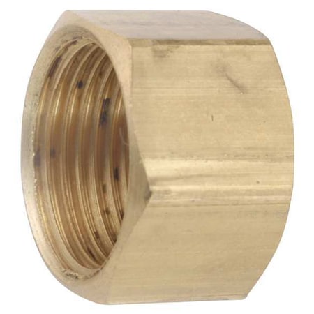 Cap, Brass, Compression 1/4 in