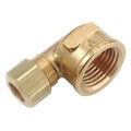 Elbow, Brass, Comp. 1/8 in, FNPT 1/8 in