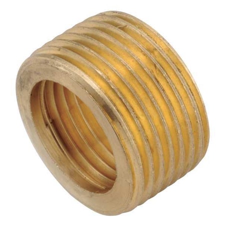 Bushing Low Lead Brass Face Bushing, 1/2 in Male NPT X 3/8 in Female NPT