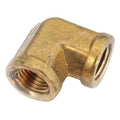 Elbow Low Lead Brass Forged Elbow, 1/8 in Female NPT X 1/8 in Female NPT