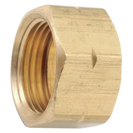 Nut, Brass, Compression, 5/16 in