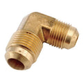 Elbow,Brass,Flared1/2in,Flared3/8in