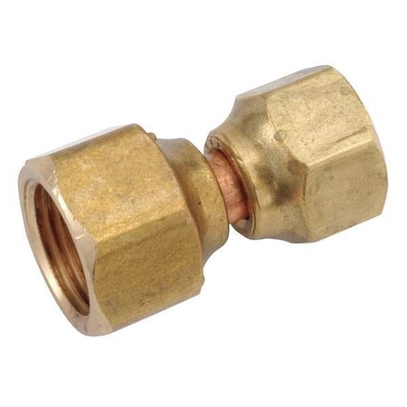 Strt,Brass,Flared1/2in,Flared3/8in