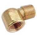 Run Tee Low Lead Brass Forged Run Tee, 1/4 in Female NPT X 1/4 in Male NPT