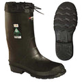 Men's Refinery Rubber Boot, Steel Toe, 11" Height, Black, 14