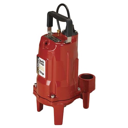 Grinder Pump, 10 ft, Single, 230V AC
