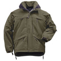 Tactical Parka, 100% Nylon (Inner), 100% Nylon (Outer), 100% Polyester (Inner), Gray, XL
