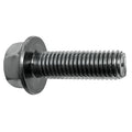 Grade 8, 5/16"-18 Flange Bolt, Plain Steel, 3/4 in L, 50 PK