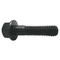 Grade 8, 1/4"-20 Flange Bolt, Plain Steel, 1-1/2 in L, 50 PK