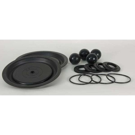 Pump Repair Kit,Fluid,1 In.,For 3HJX2