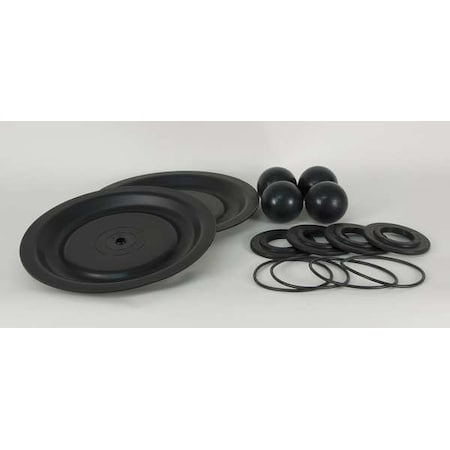 Pump Repair Kit,Santoprene,Fluid,1 In.
