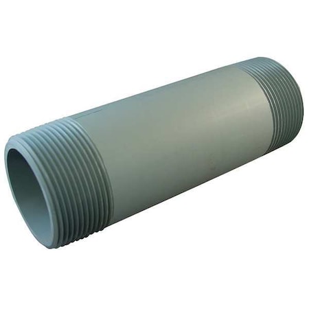 1" MNPT x 10" TBE CPVC Pipe Nipple Sch 80