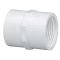 PVC Coupling, FNPT x FNPT, 1 in x 3/4 in Pipe Size