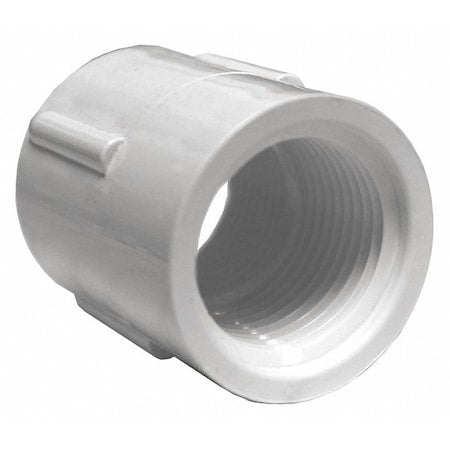 PVC Coupling, FNPT x FNPT, 3/4 in Pipe Size