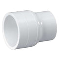 PVC Coupling, Socket x Socket, 1 in x 3/4 in Pipe Size