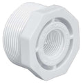 PVC Reducing Bushing, MNPT x FNPT, 1 in x 3/4 in Pipe Size