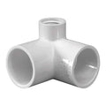 PVC Reducing Elbow, Socket x Socket x FNPT, 3/4 in x 1/2 in Pipe Size