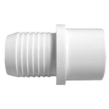 PVC Adapter, Insert x Spigot, 1-1/2 in Pipe Size