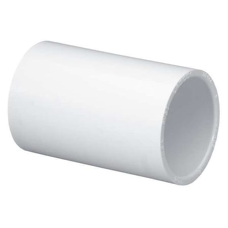 PVC Socket Coupling, Socket x Socket, 2 in Pipe Size