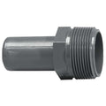 PVC Pool Adapter, Insert x MNPT, 1-1/4 in Pipe Size