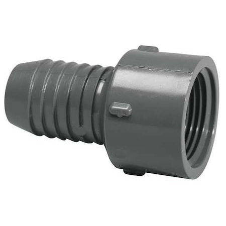 PVC Female Adapter, Insert x FNPT, 2 in Pipe Size