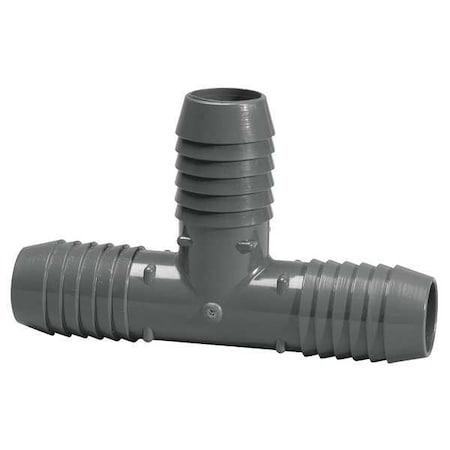 PVC Tee, Insert, 1-1/2 in Pipe Size