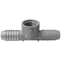 PVC Female Adapter Tee, Insert x Insert x FNPT, 1/2 in Pipe Size