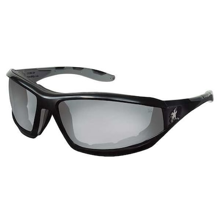 Swagger (RP2), Safety Glasses, Anti-Fog, I/O Clear Mirror Lens, Black Frame, Full-Frame