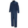 Coverall, 11 cal/sq cm ATPV, L, 30 1/2 in Inseam, 100% Cotton, Zipper