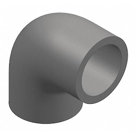 PVC Elbow, 90 Degrees, Socket x Socket, 3/8 in Pipe Size