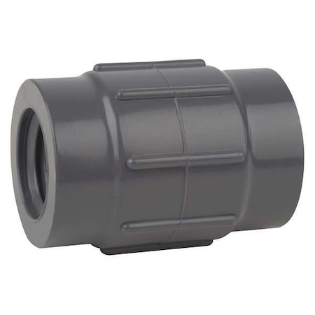 PVC Reducing Coupling, FNPT x FNPT, 1/2 in x 1/4 in Pipe Size