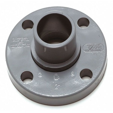 CPVC Flange, Schedule 80, 6" Pipe Size, Spigot