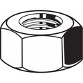 Hex Nut, 5/16"-24, Steel, Grade 8, Zinc Plated, 17/64 in Ht, 100 PK